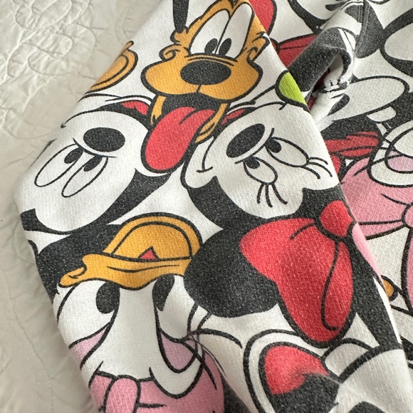 Mickey Mouse & Friends Disney All Over Print Crewneck Sweatshirt Small - Picture 9 of 11